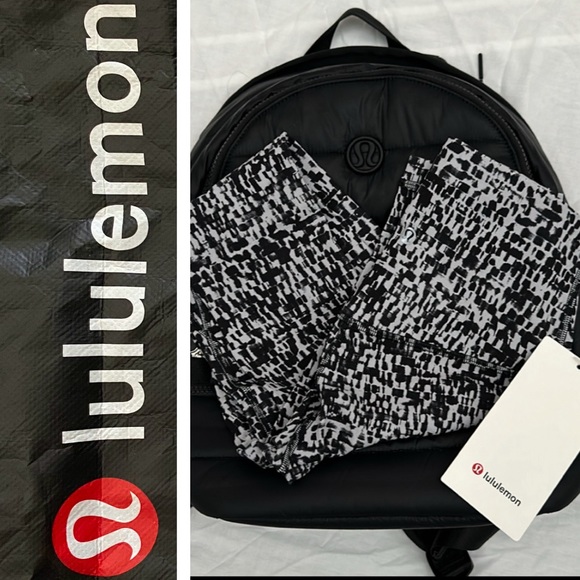 LULULEMON/Align Leggings/Urban Block Ice Grey Black / 2 - Picture 10 of 11